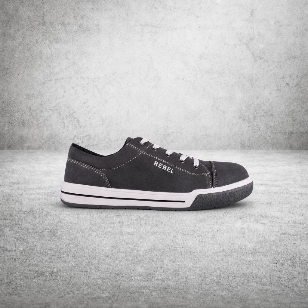 REBEL LO-TOP CHARCOAL SHOE