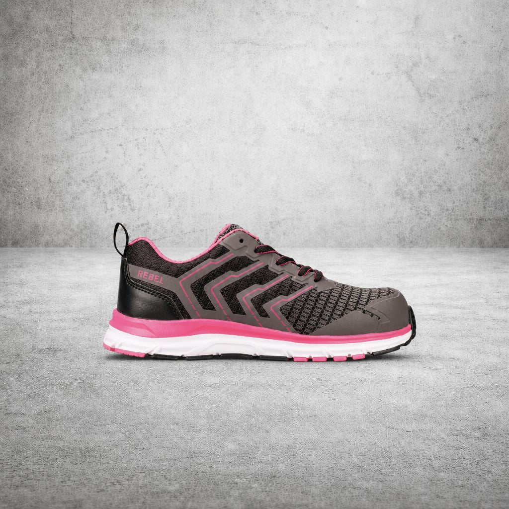 REBEL LIGHT INDUSTRIAL 2.0 LADIES SHOE BLACK PINK