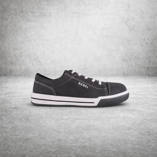 REBEL LO-TOP CHARCOAL SHOE