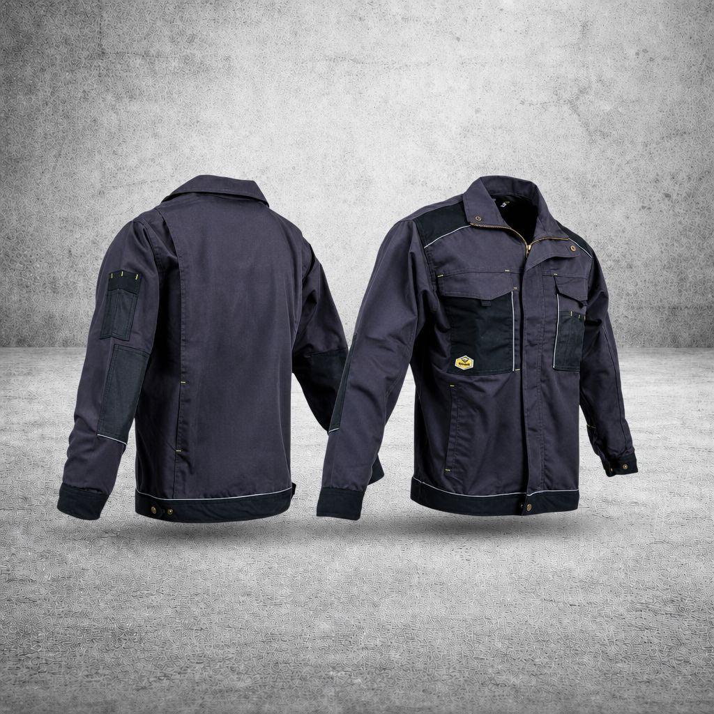 REBEL TECH GEAR MENS JACKET GUN METAL GREY