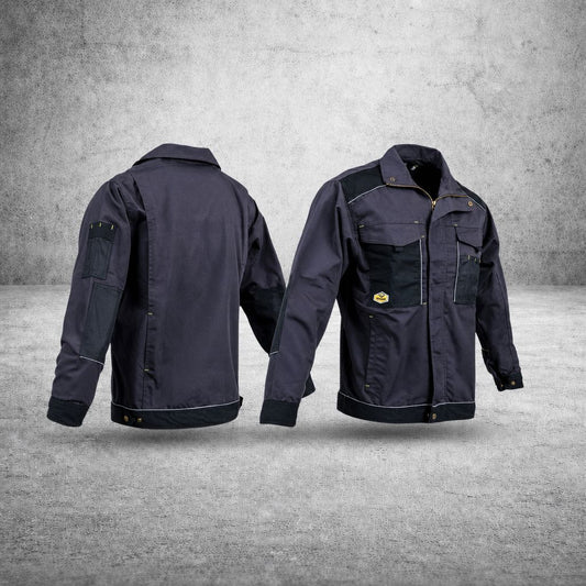 REBEL TECH GEAR MENS JACKET GUN METAL GREY