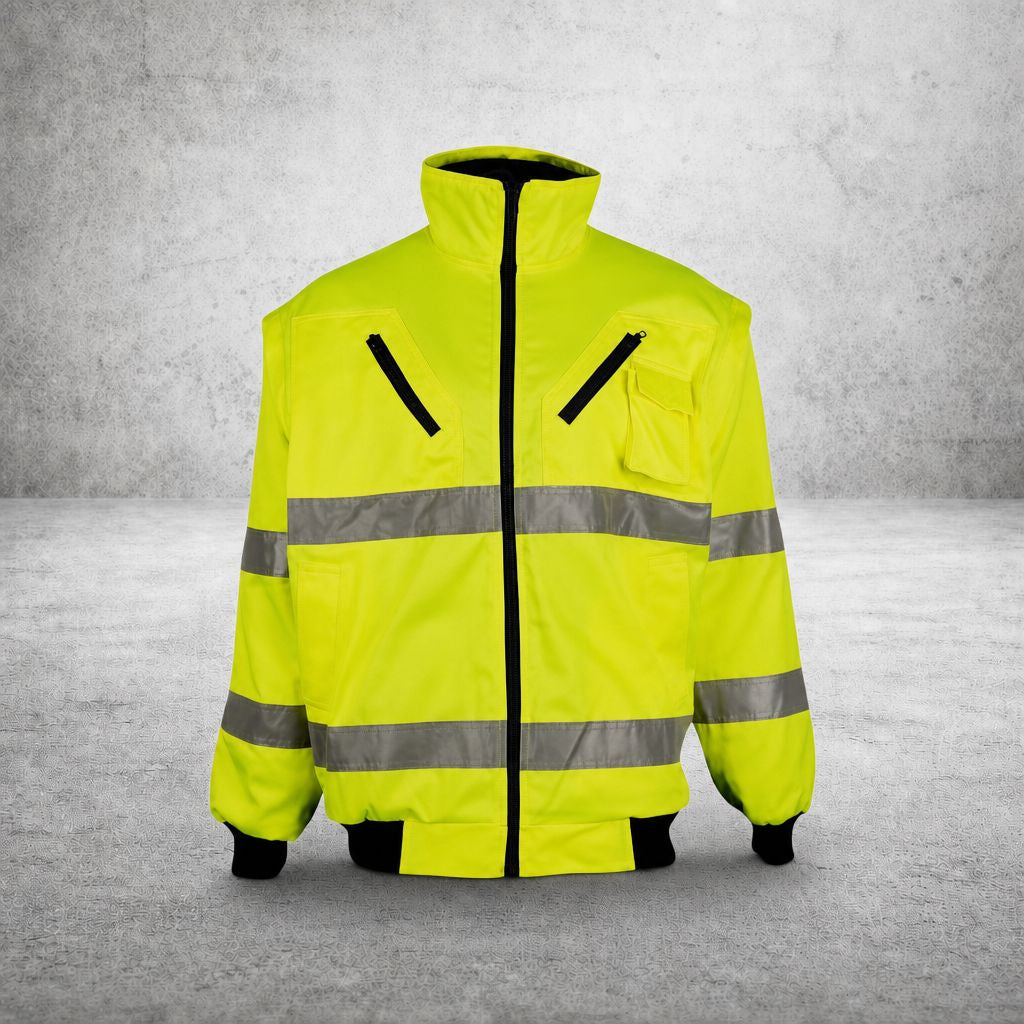 REFLECTIVE BUNNY JACKET - LIME