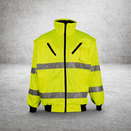 REFLECTIVE BUNNY JACKET - LIME
